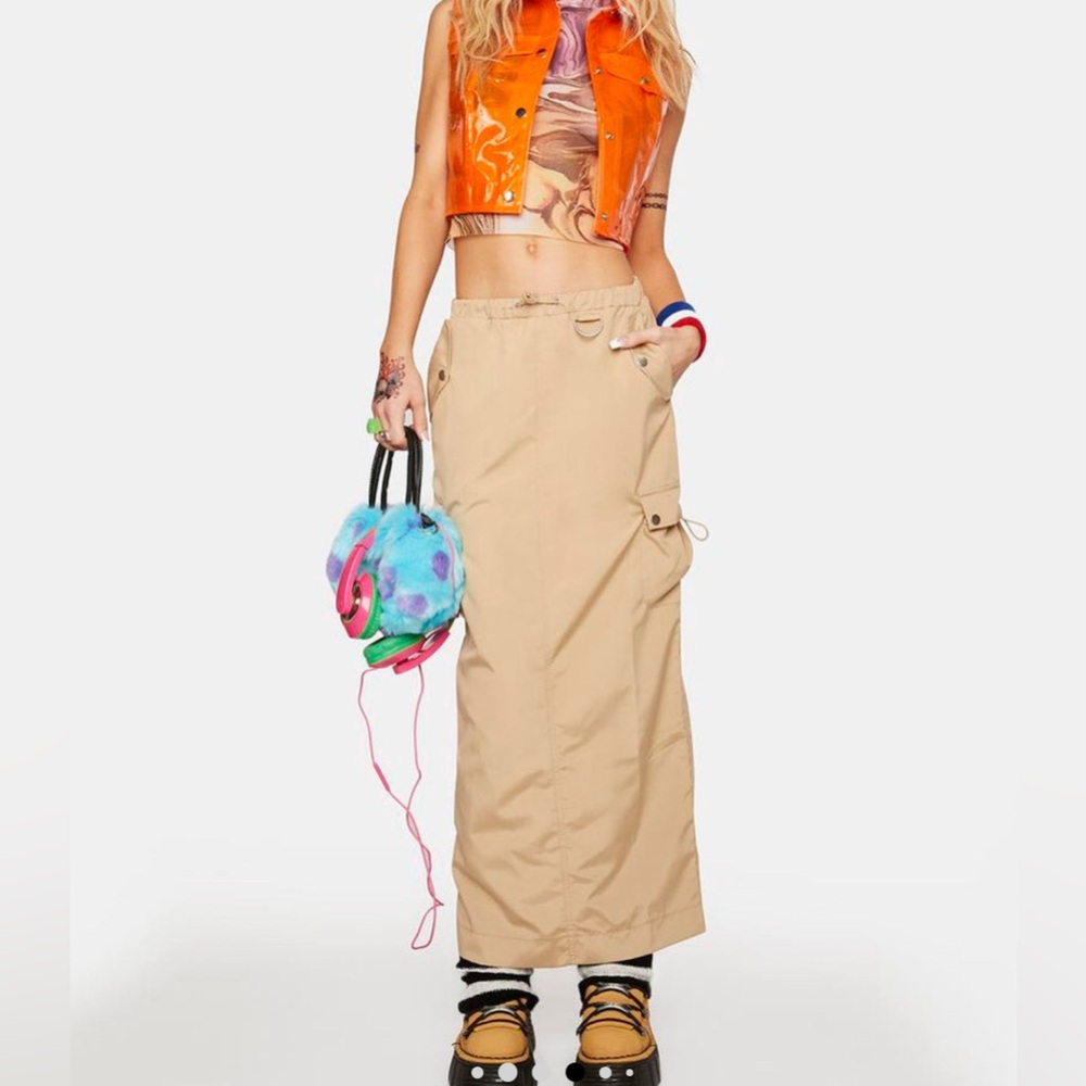 NWOT - Cargo Maxi Skirt